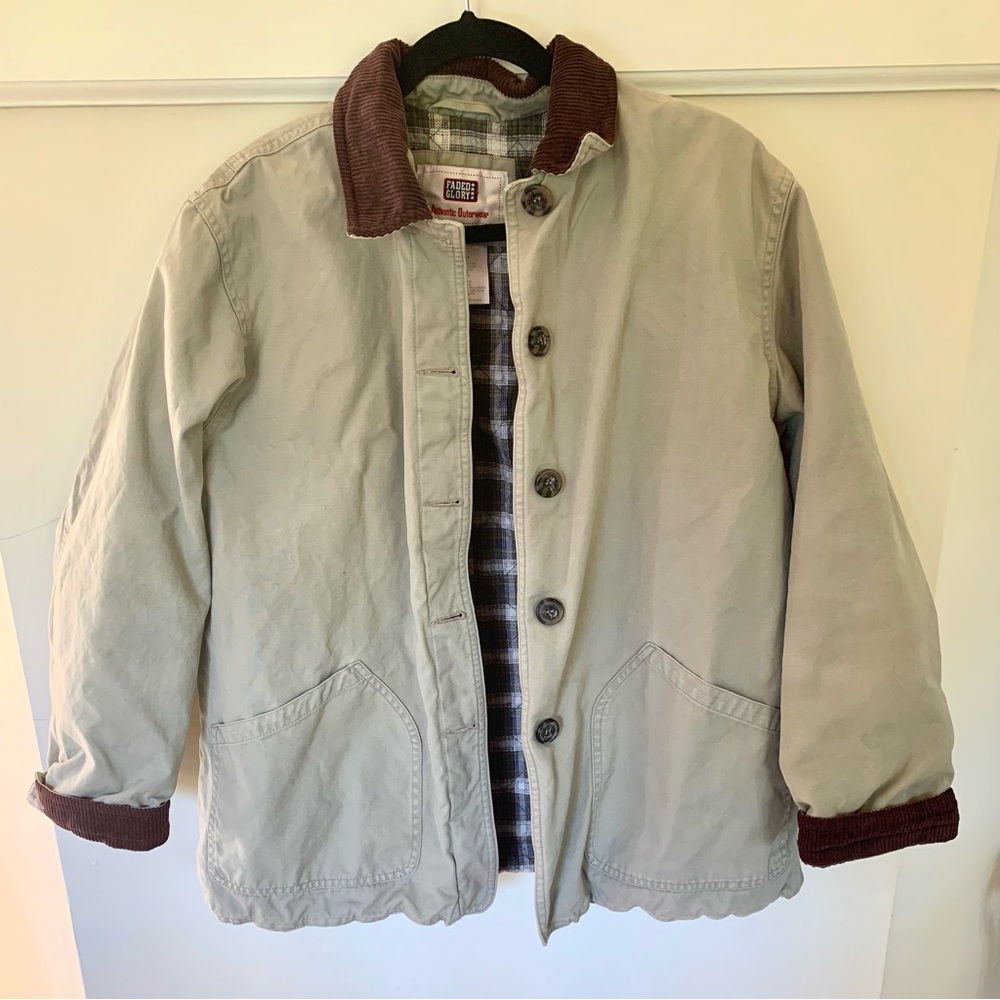 Faded Glory Tan Work Jacket Size M